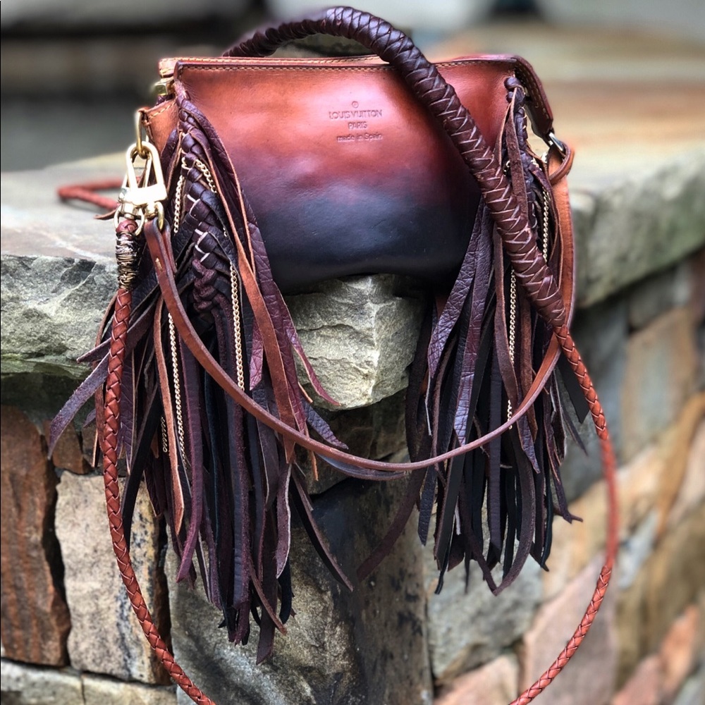 Louis Vuitton Custom Boho Nomad Vachetta Pochette